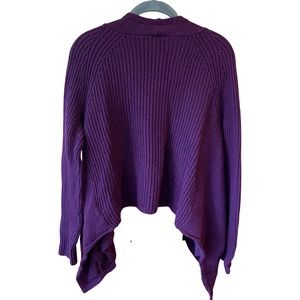 American Eagle Magenta Open Cardigan w/ Pockets M